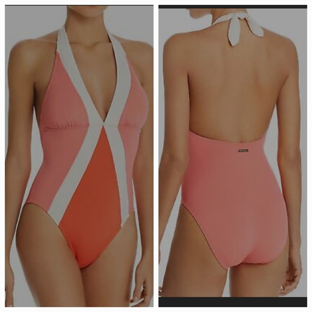 Vince Camuto one piece swimming suit Sz 12, NWT